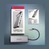 Axagon HMC-6G2L 2x USB-A 10Gbps, 1x USB-C 10Gbps, 4K/60Hz HDMI, RJ-45, USB 3.2 Gen 2 hub, PD 100W, 15cm USB-C cable