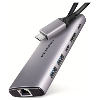 Axagon HMC-6L2L 2xUSB-A HDMI4K 1x USB-C PD100W USBC LA