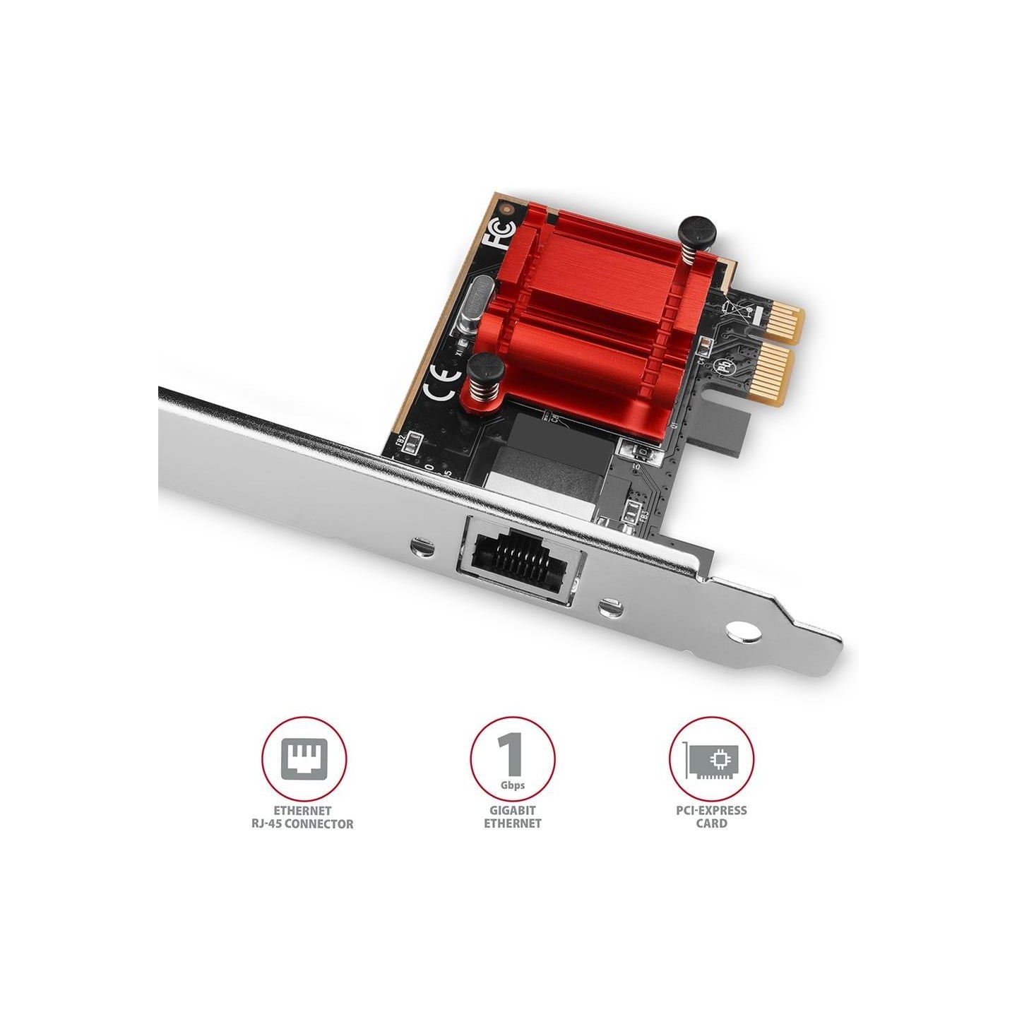 Axagon Gigabit Ethernet PCI-Express network card with Intel I210AT chipset with PXE support.