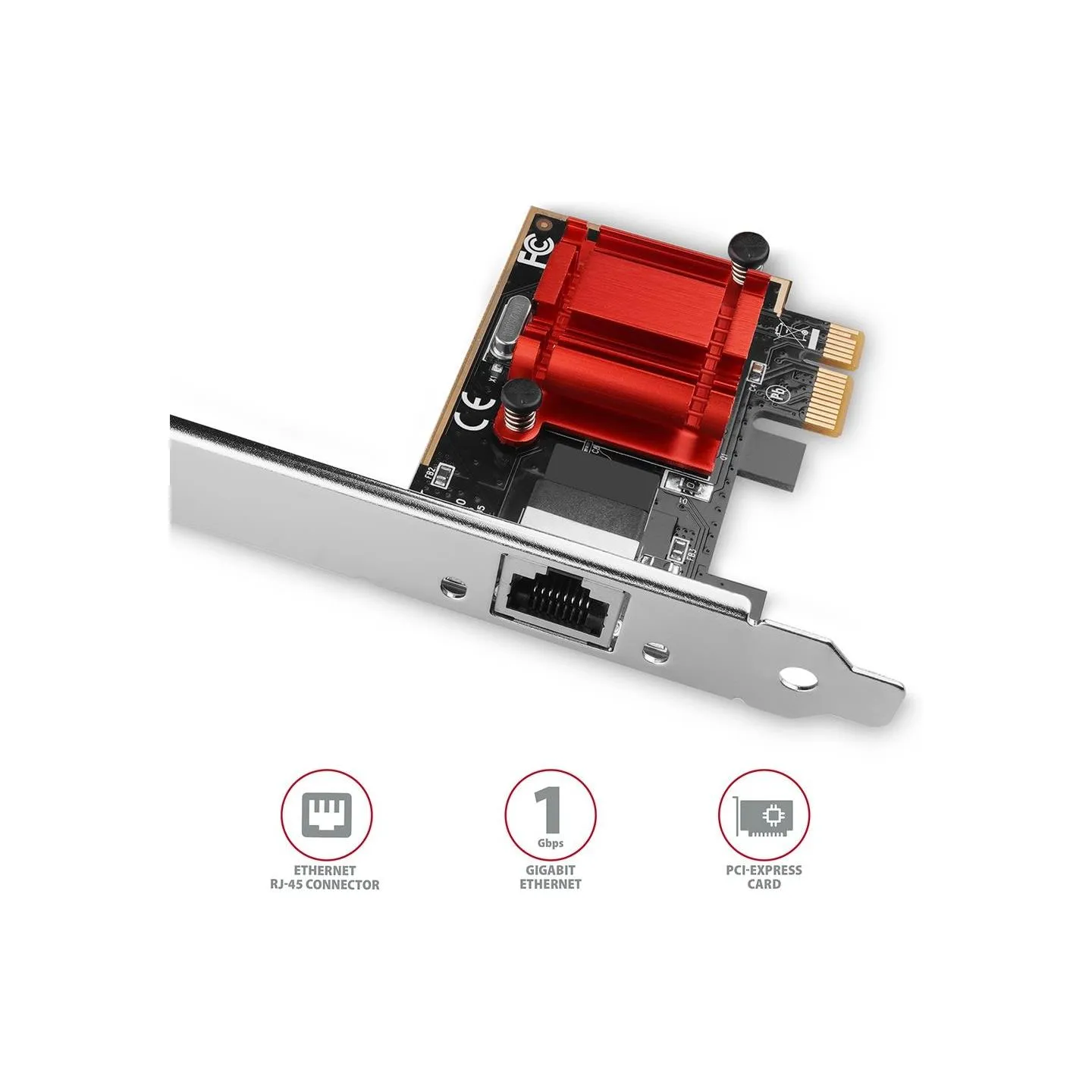 Axagon Gigabit Ethernet PCI-Express network card with Intel I210AT chipset with PXE support.