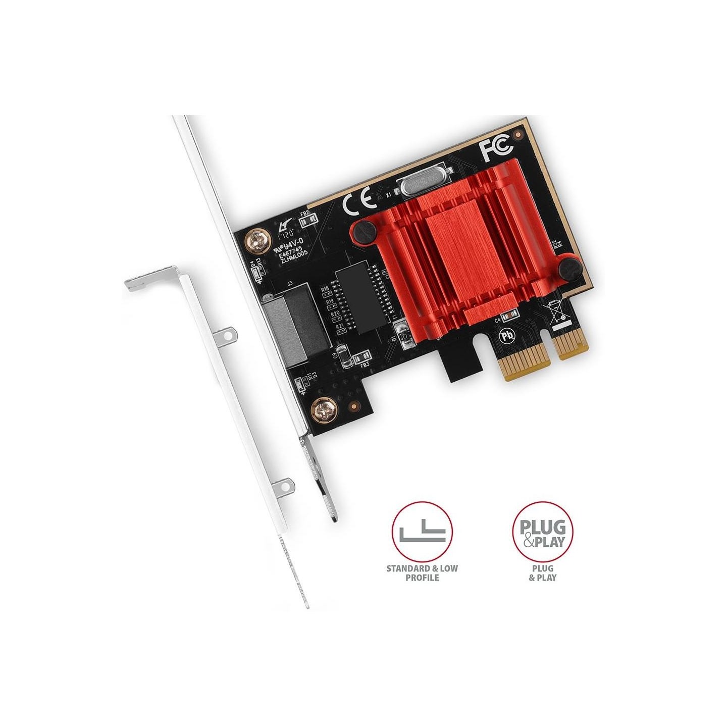 Axagon Gigabit Ethernet PCI-Express network card with Intel I210AT chipset with PXE support.