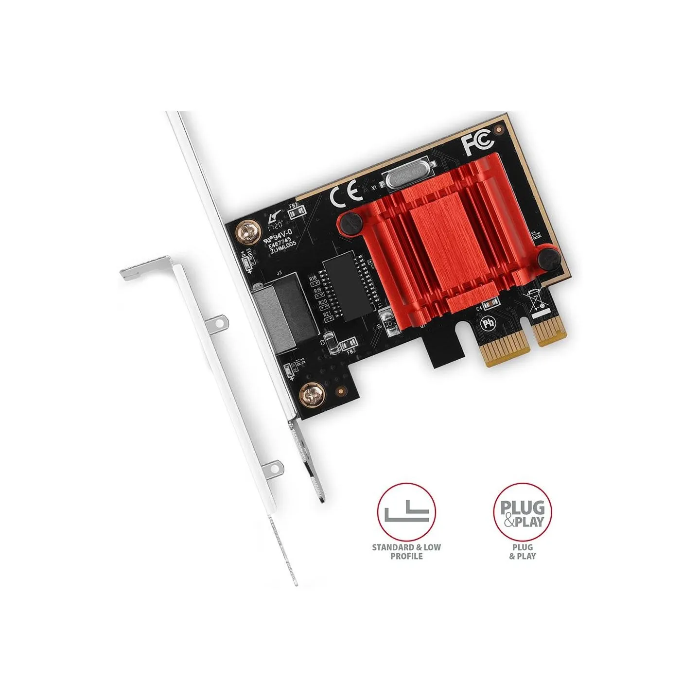 Axagon Gigabit Ethernet PCI-Express network card with Intel I210AT chipset with PXE support.