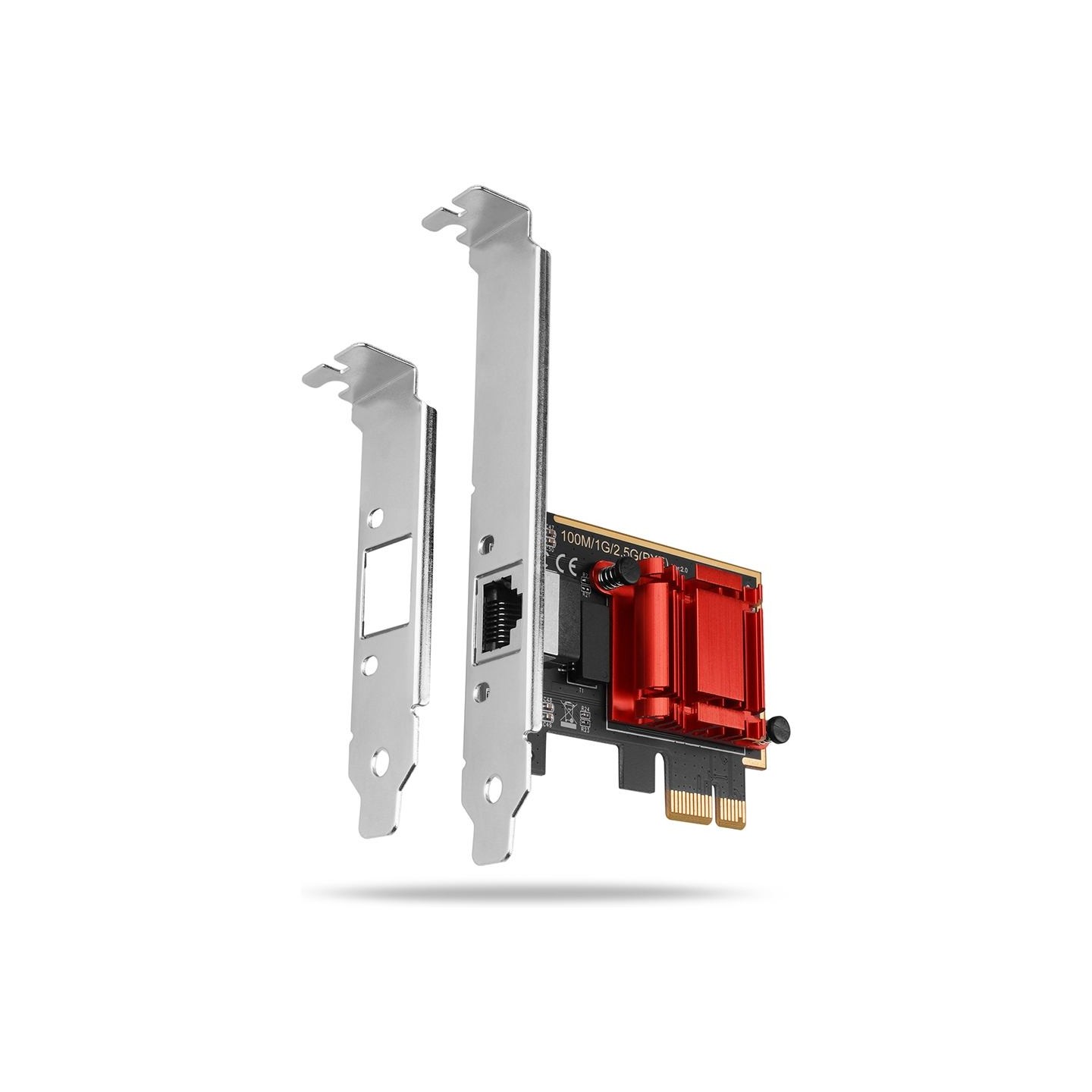 Axagon PCI-Express network card with 2.5 Gbit/s transmission rate and PXE support.