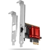 Axagon PCI-Express network card with 2.5 Gbit/s transmission rate and PXE support.