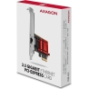Axagon PCI-Express network card with 2.5 Gbit/s transmission rate and PXE support.
