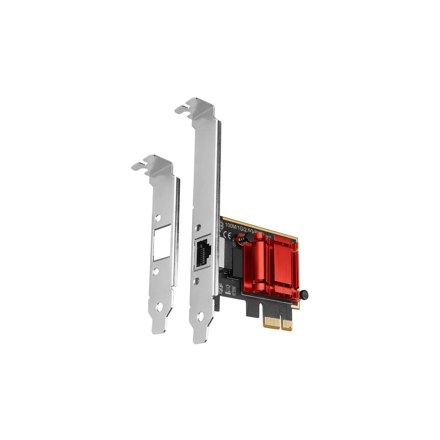 Axagon PCI-Express network card with 2.5 Gbit/s transmission rate and PXE support.
