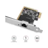Axagon PCEE-GRF PCI-Express network card adds high speed Gigabit Ethernet connection to your desktop computer. It enables a tran