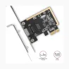 Axagon PCEE-GRF PCI-Express network card adds high speed Gigabit Ethernet connection to your desktop computer. It enables a tran