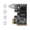 Axagon PCEE-GRF PCI-Express network card adds high speed Gigabit Ethernet connection to your desktop computer. It enables a tran
