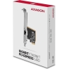 Axagon PCEE-GRF PCI-Express network card adds high speed Gigabit Ethernet connection to your desktop computer. It enables a tran