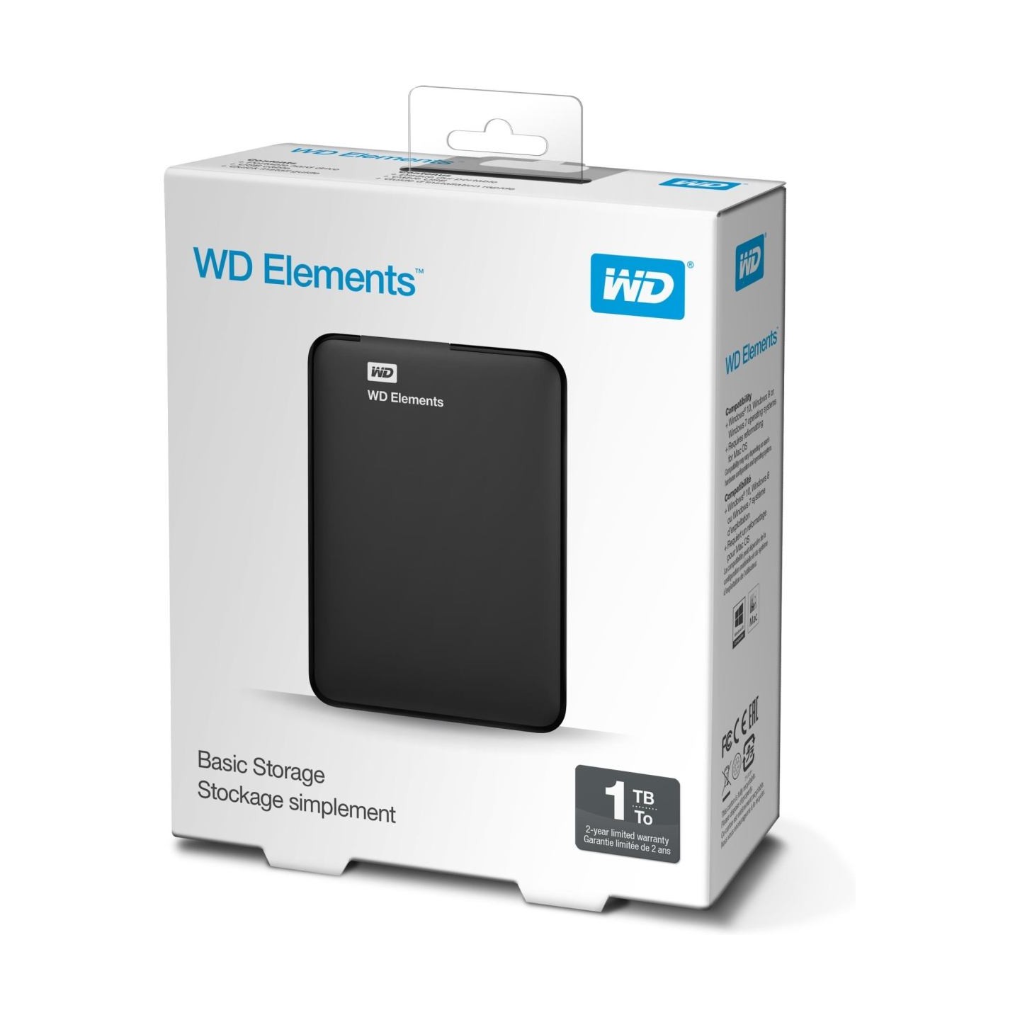 WD Elements ext portable HDD USB3.0 1TB