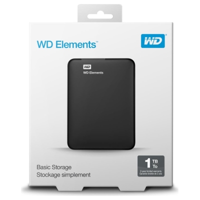 WD Elements ext portable HDD USB3.0 1TB