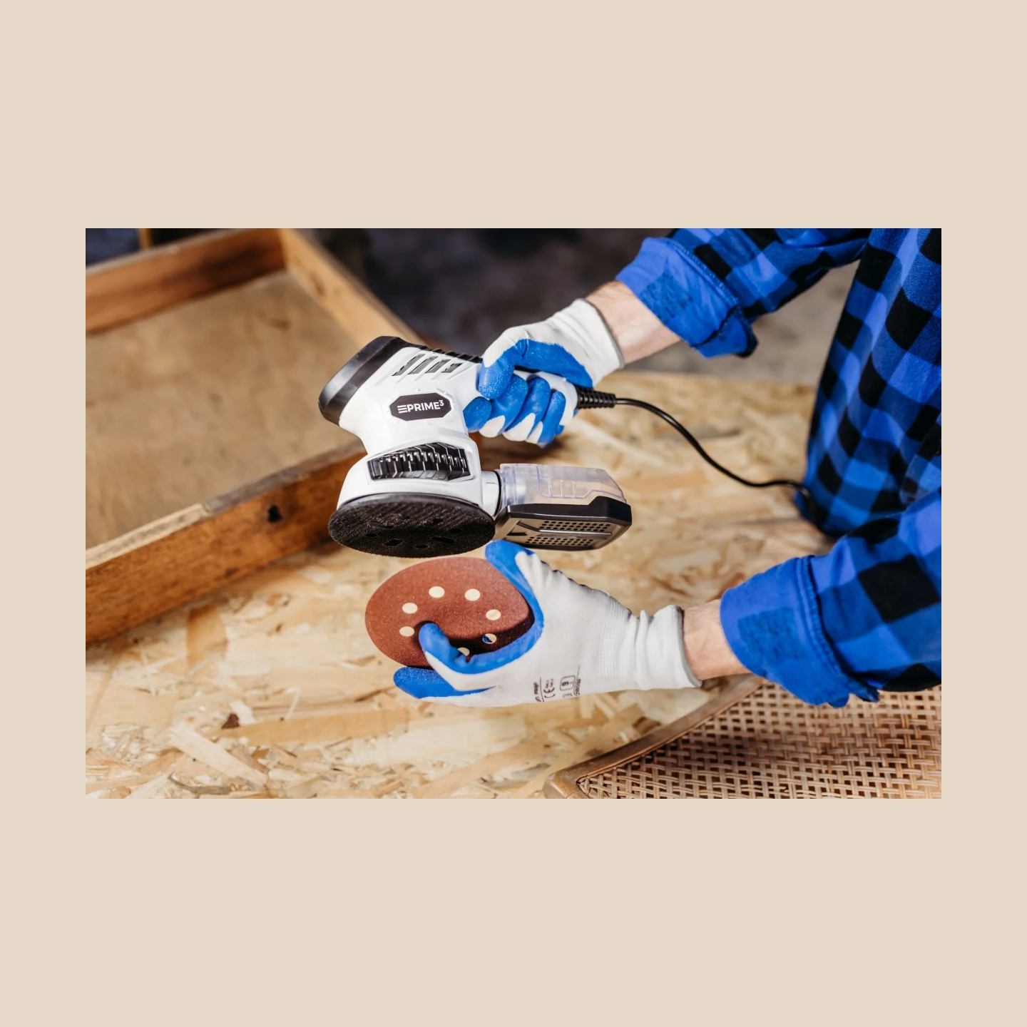 Prime3 TOS51 Random Orbital Sander 3 in 1