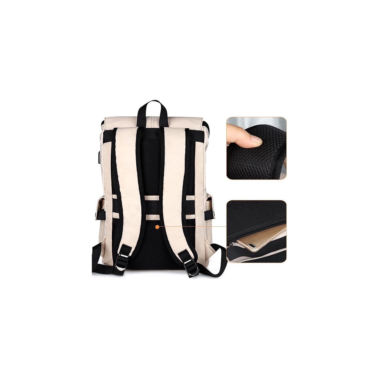 Sponge Tourist Backpack 15.6 Apricot