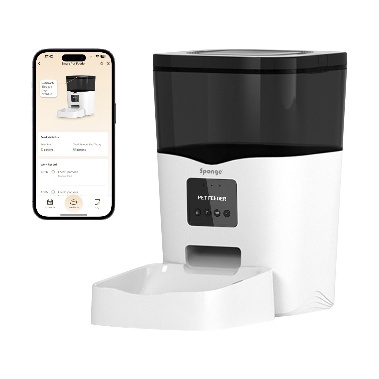 Sponge Automatic Pet Feeder Smart