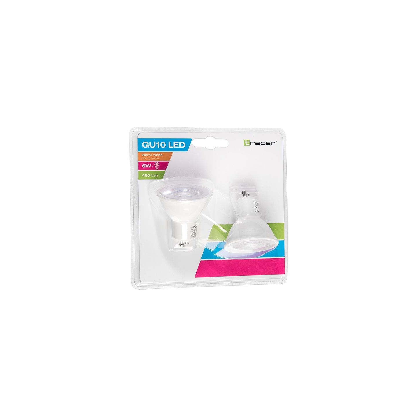 Tracer 46501 LED Bulb GU10 6W=42 Warm White
