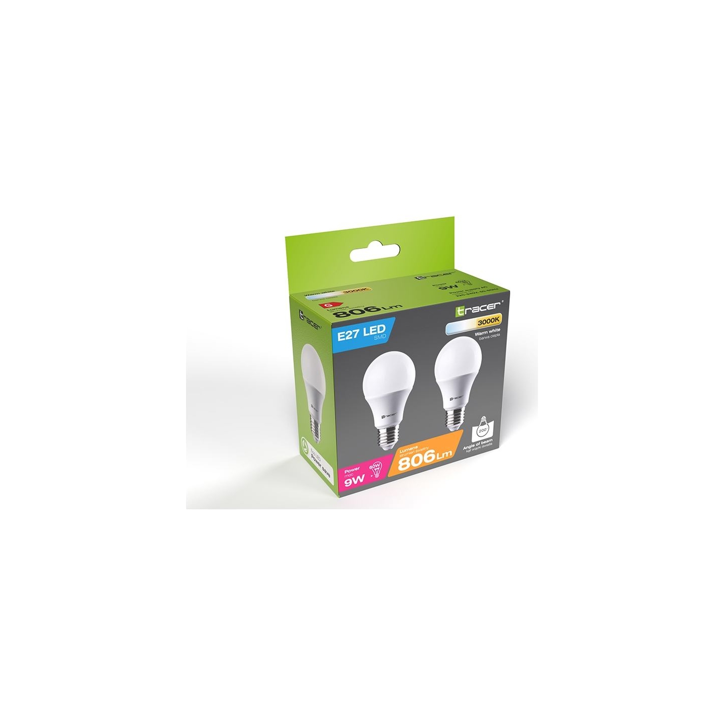 Tracer 46501 LED Bulb GU10 6W=42 Warm White