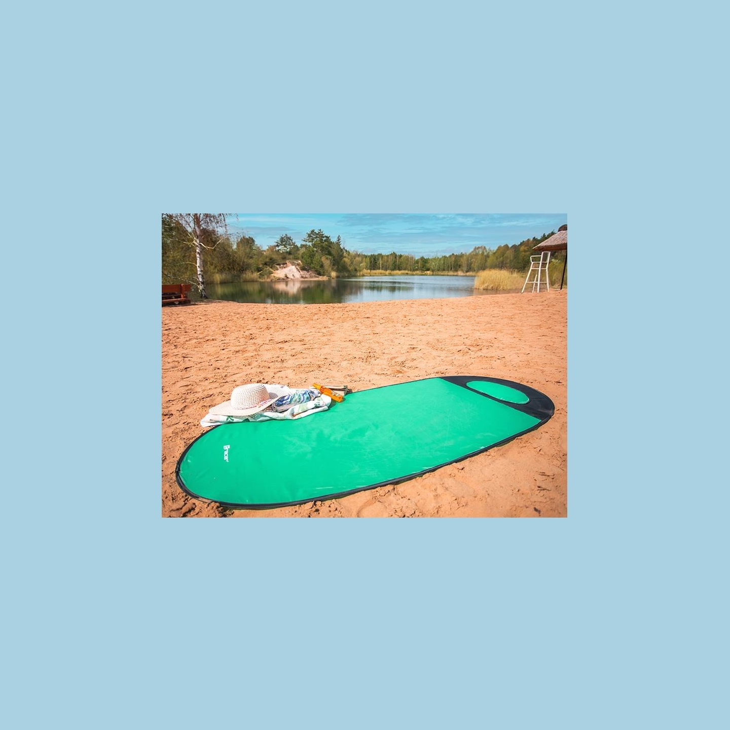 Tracer 46948 Beach Pop Up Mat Mint