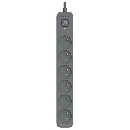 Tracer 47025 Zebra mobile ready 1.5m (5 outlets + 2USB 2,1A)