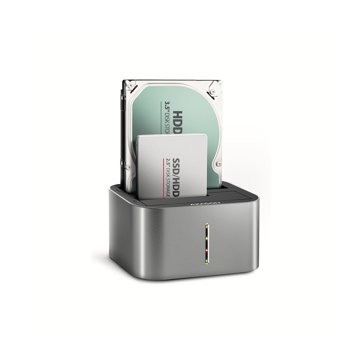 Axagon ADSA-DC docking station SATA 2.5/3.5 2x HDD/SSD