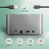 Axagon ADSA-DC docking station SATA 2.5/3.5 2x HDD/SSD