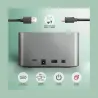 Axagon ADSA-DC USB3.2 Gen1 - 2x SATA 6G CLONE DUAL HDD Dock Station ASMedia