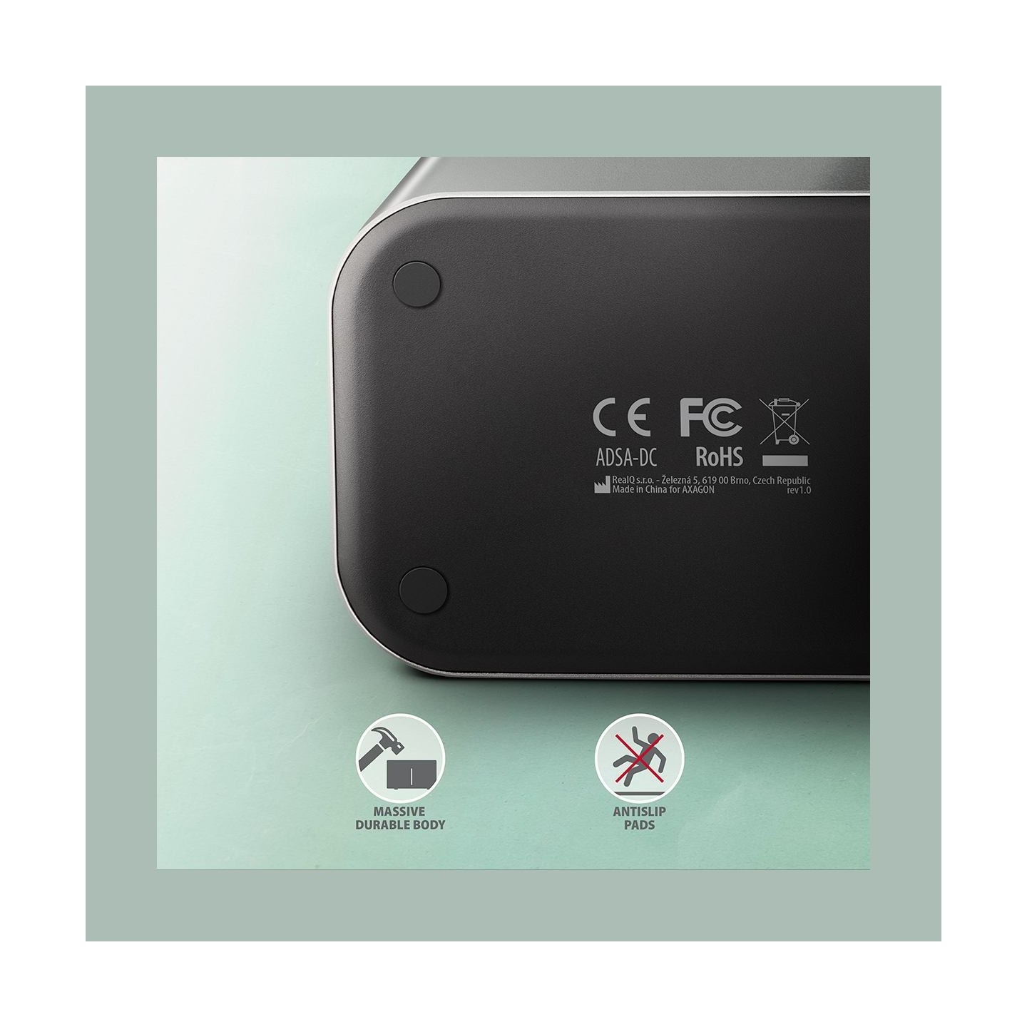 Axagon ADSA-DC docking station SATA 2.5/3.5 2x HDD/SSD
