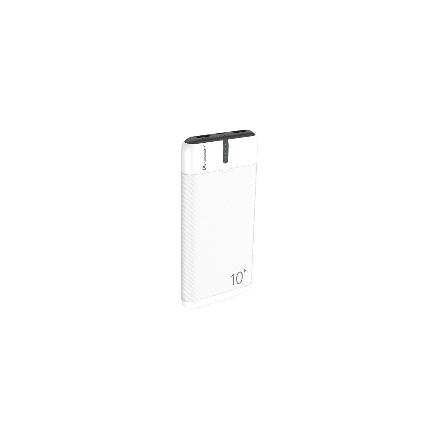 Tracer 47515 EnerGo 10000mAh Power Bank white/black