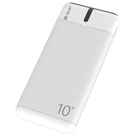 Tracer 47515 EnerGo 10000mAh Power Bank white/black