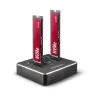 Axagon Docking Station ADSA-M2C, USB-C 3.2 Gen 2 - 2x M.2 NVMe SSD CLONE MASTER
