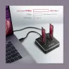 Axagon ADSA-M2C DUAL NVMe CLONE MASTER DOCK SuperSpeed USB-C 10 Gbps docking station