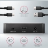 Axagon ADSA-M2C DUAL NVMe CLONE MASTER DOCK SuperSpeed USB-C 10 Gbps docking station
