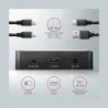 Axagon ADSA-M2C DUAL NVMe CLONE MASTER DOCK SuperSpeed USB-C 10 Gbps docking station