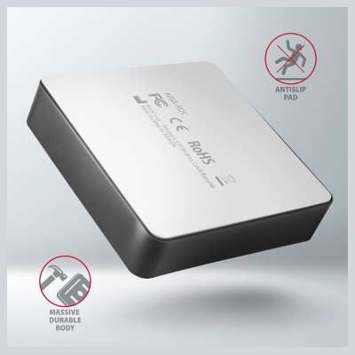 Axagon Docking Station ADSA-M2C, USB-C 3.2 Gen 2 - 2x M.2 NVMe SSD CLONE MASTER