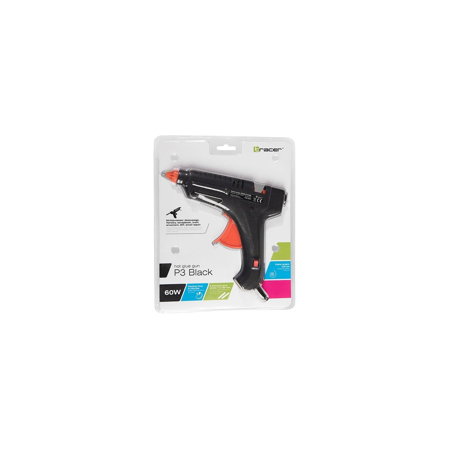 Tracer 46512 Glue Gun P3 Black