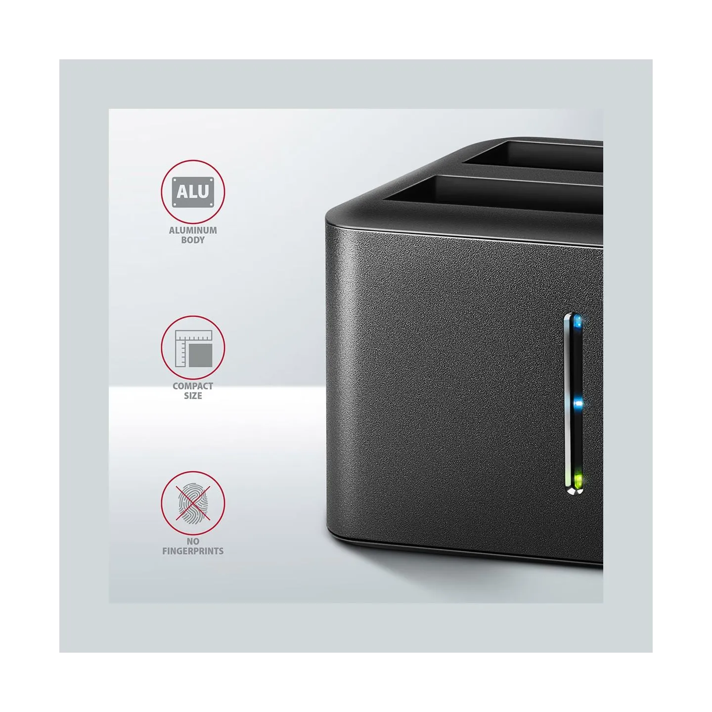 Axagon ADSA-D25, USB 3. 2 Gen 1 2xSata 6G 2.5in