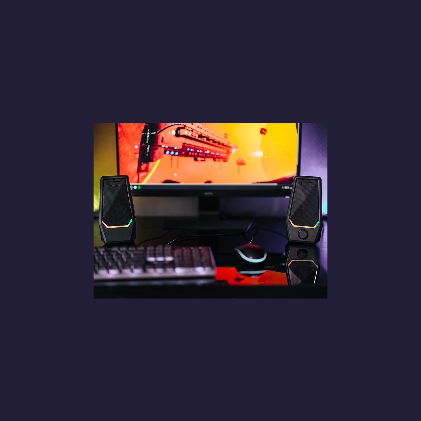 Tracer 47764 Loop 2 RGB USB Multimedia Speakers 2.0
