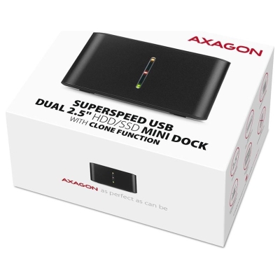 Axagon ADSA-D25, USB 3. 2 Gen 1 2xSata 6G 2.5in