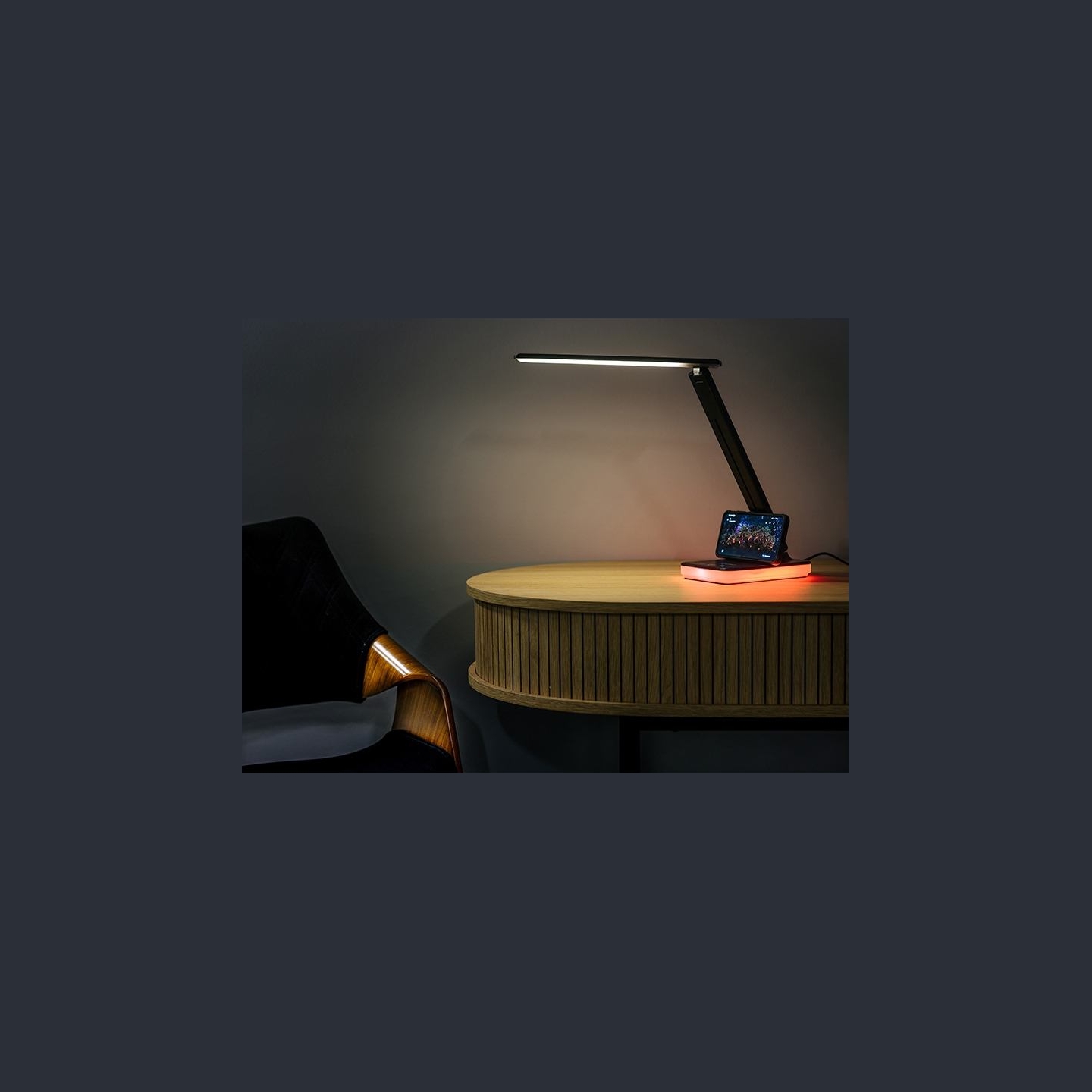 Tracer 47710 Prisma Black LED  Desk Lamp