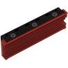 Axagon CLR-M2 passive - M.2 SSD, 80mm SSD, ALU body, silicone thermal pads
