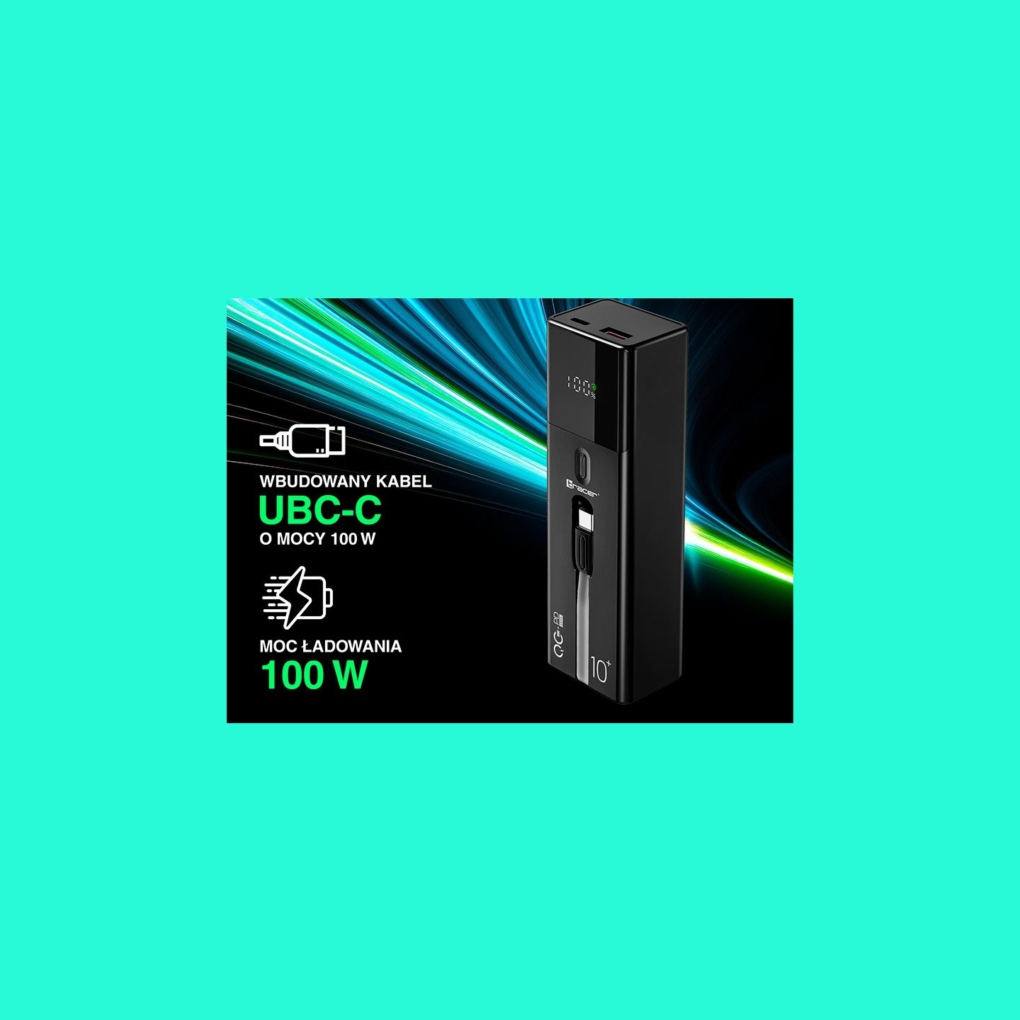 Tracer 47641 Quant Mobile Battery PD 100W
