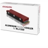 Axagon CLR-M2 passive - M.2 SSD, 80mm SSD, ALU body, silicone thermal pads