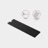 Axagon CLR-M2L3 passive - M.2 SSD, 80mm SSD, ALU body, silicone thermal pads, height 3mm