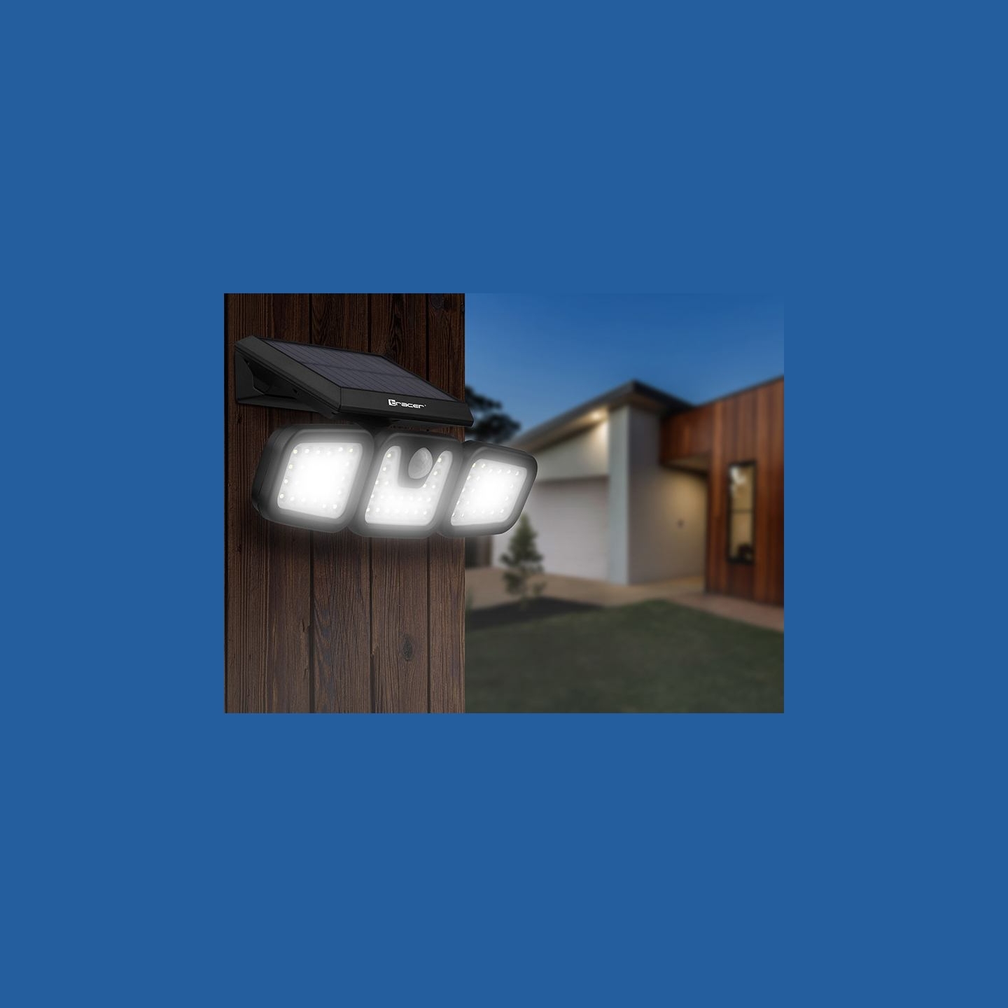 Tracer 47191 Saturn LED Solar Floodlight With Motion Sensor