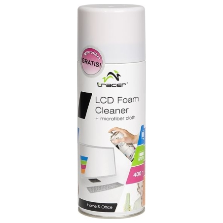 Tracer 42106 LCD Foam Cleaner + Microfiber Cloth 400ml
