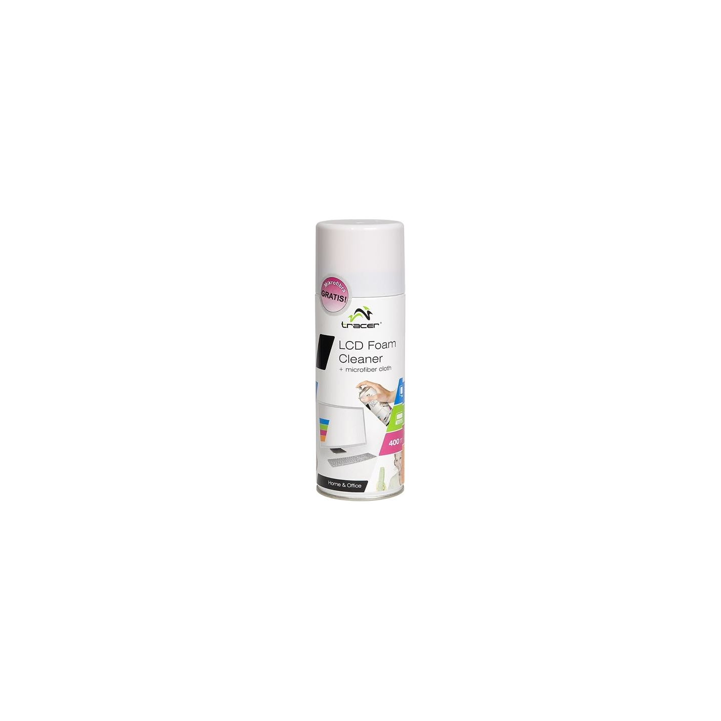 Tracer 42106 LCD Foam Cleaner + Microfiber Cloth 400ml