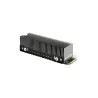 Axagon CLR-M2XT passive - M.2 SSD, 80mm SSD, ALU body, silicone thermal pads, height 20mm
