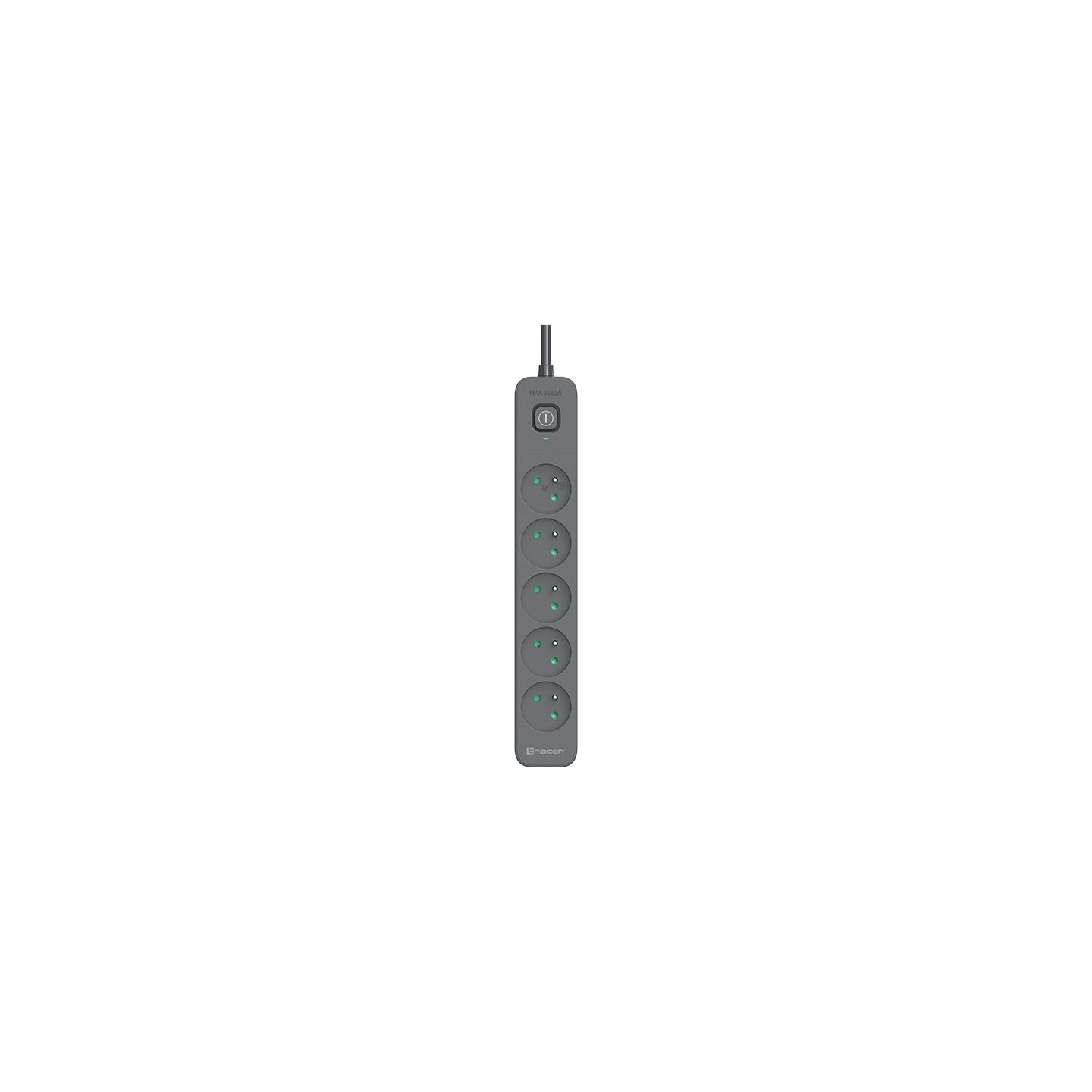 Tracer 47813 Super Line+ Graphite 1.5m (5 outlets )