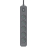 Tracer 47813 Super Line+ Graphite 1.5m (5 outlets )