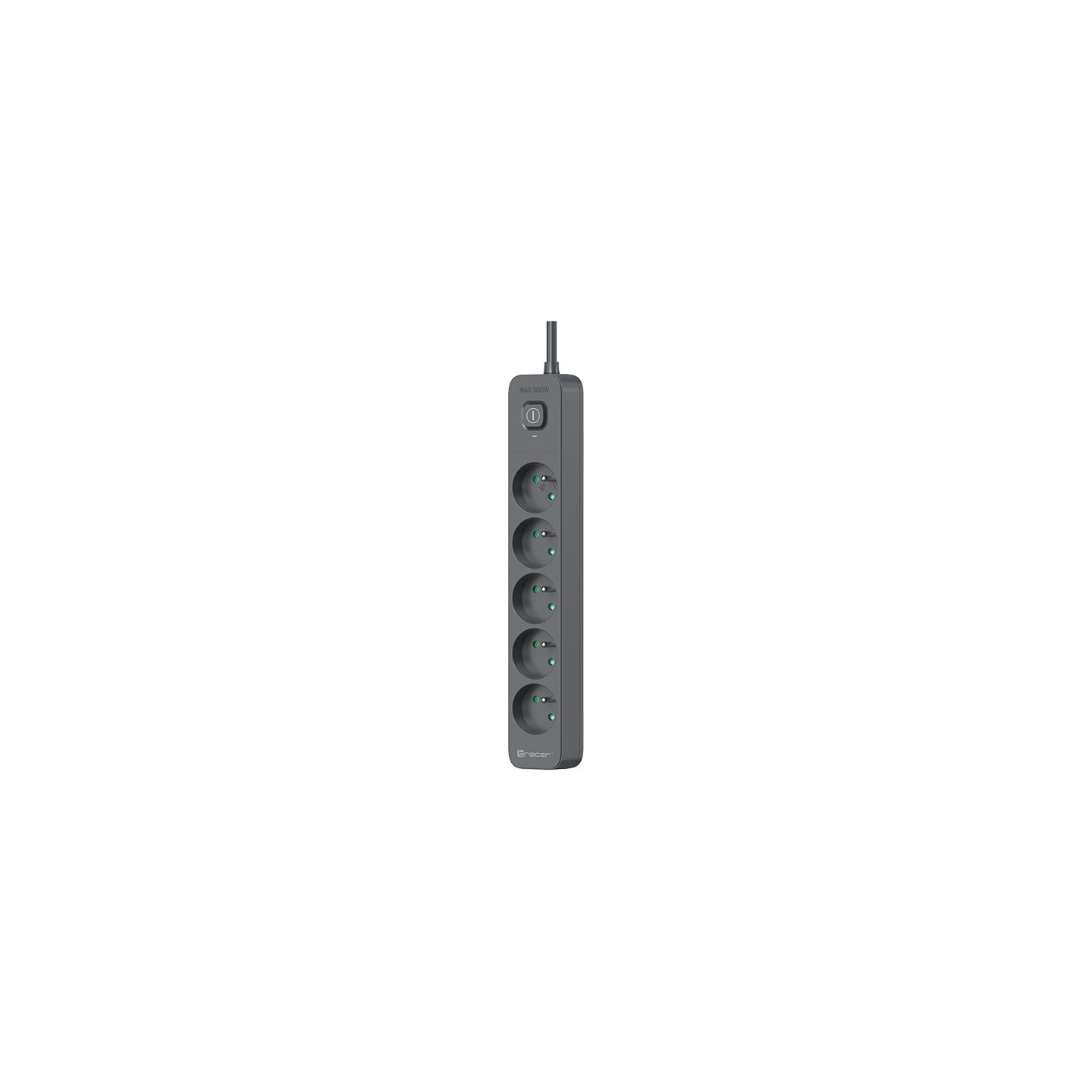 Tracer 47813 Super Line+ Graphite 1.5m (5 outlets )